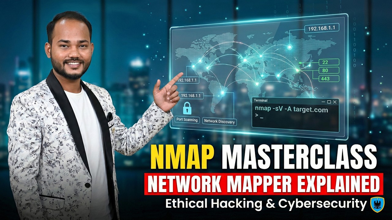 Nmap Tutorial for Beginners | Network Scanning & Ethical Hacking Explained in Hindi