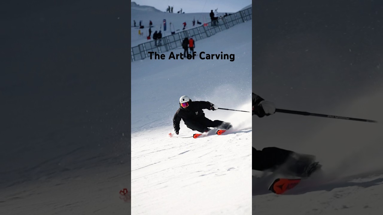 Turns sharps as a knife 🔪🔪 #skiing #ski #carving #mountains