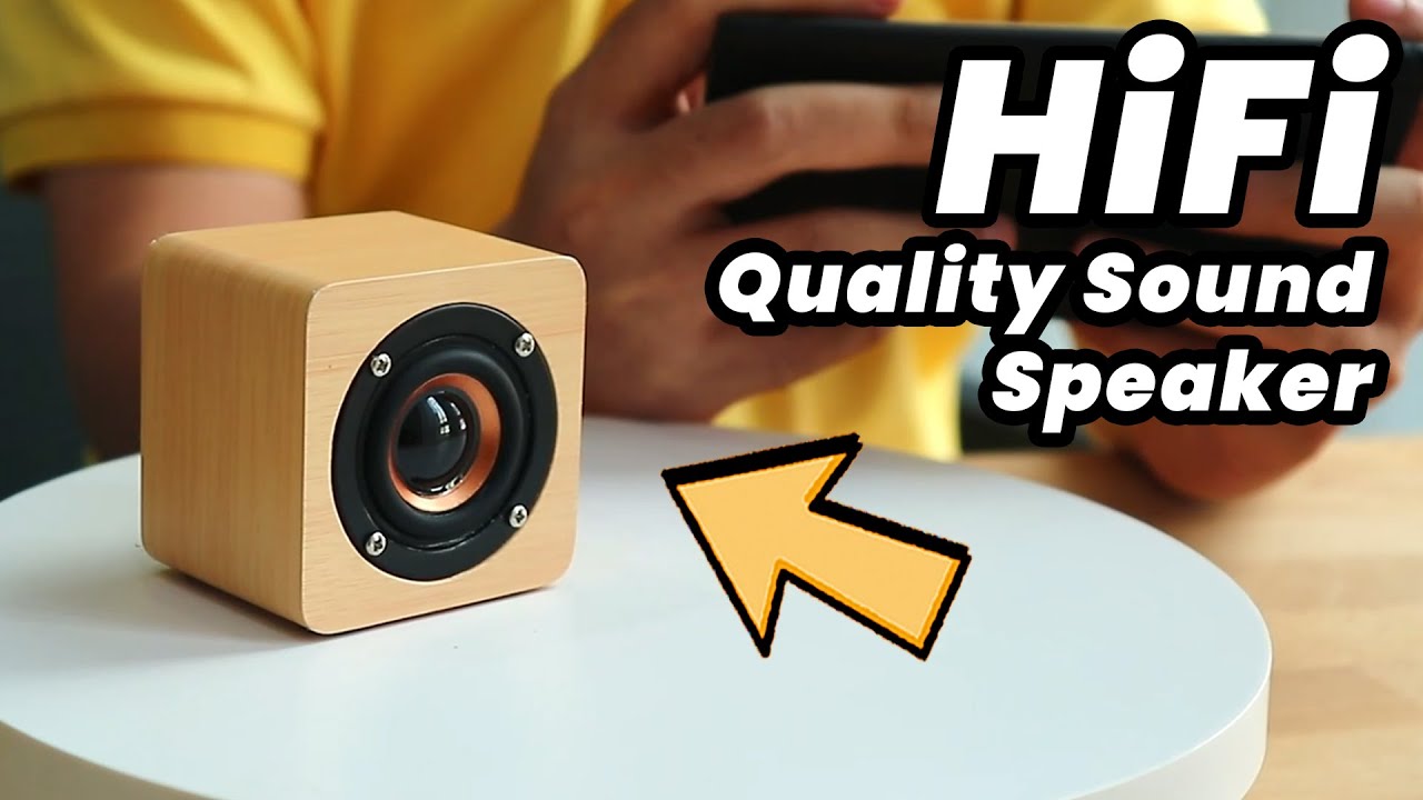 Mini Nelson Wooden Bluetooth Speaker   400mAH Battery