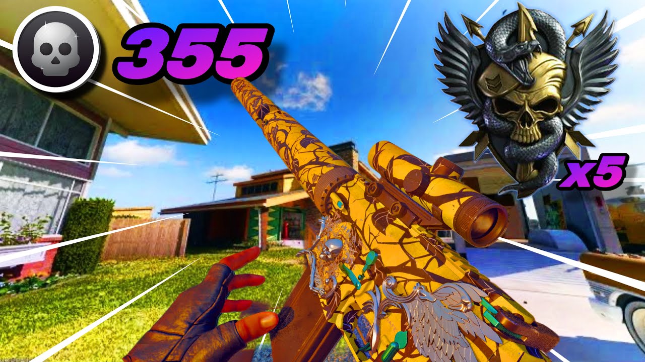 355 KILLS + 5 NUKES w/ the META DM 10 BUILD in Black Ops 6👑 (Best DM10 Class Setup)