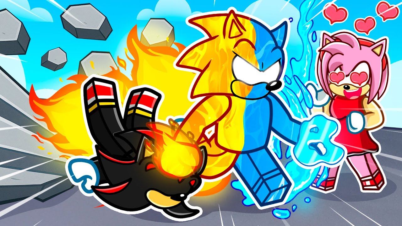 I Became ELEMENTAL SONIC to GET my GIRLFRIEND BACK in Roblox Strongest Battlegrounds…