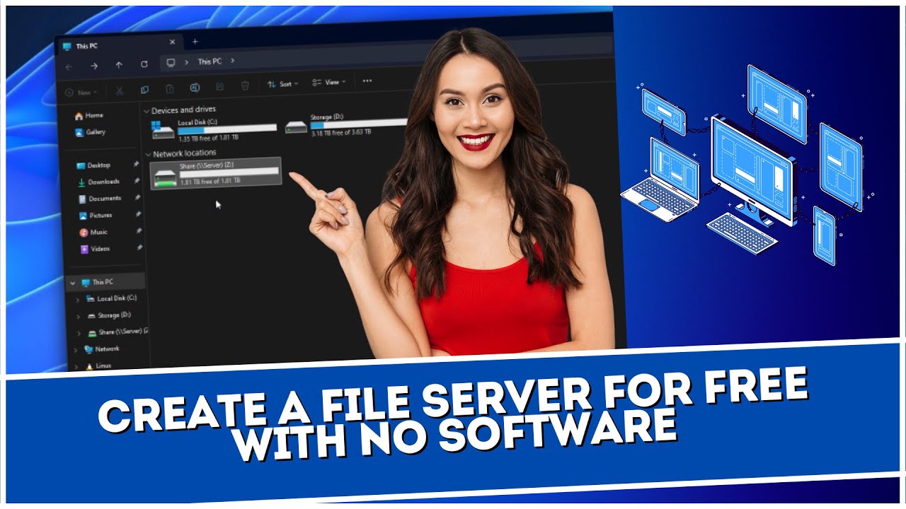 Create A File Server For FREE with No Software