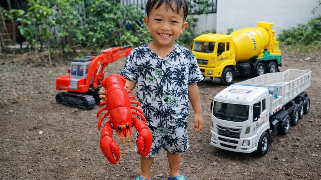 WAAHH !! ARKANA KUBUR LOBSTER PAKE EXCAVATOR 🦞