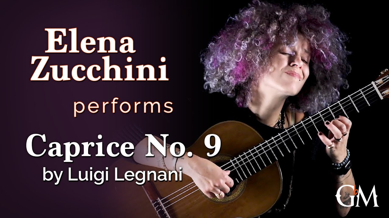 Elena Zucchini plays Luigi Legnani's Caprice No. 9 | Guitar by Masters