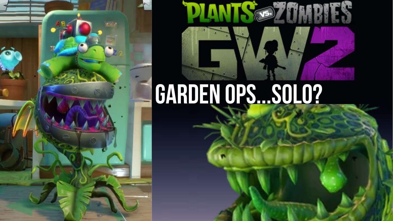 Beating Garden Ops on CRAZY with ONLY Chomp Thing?
