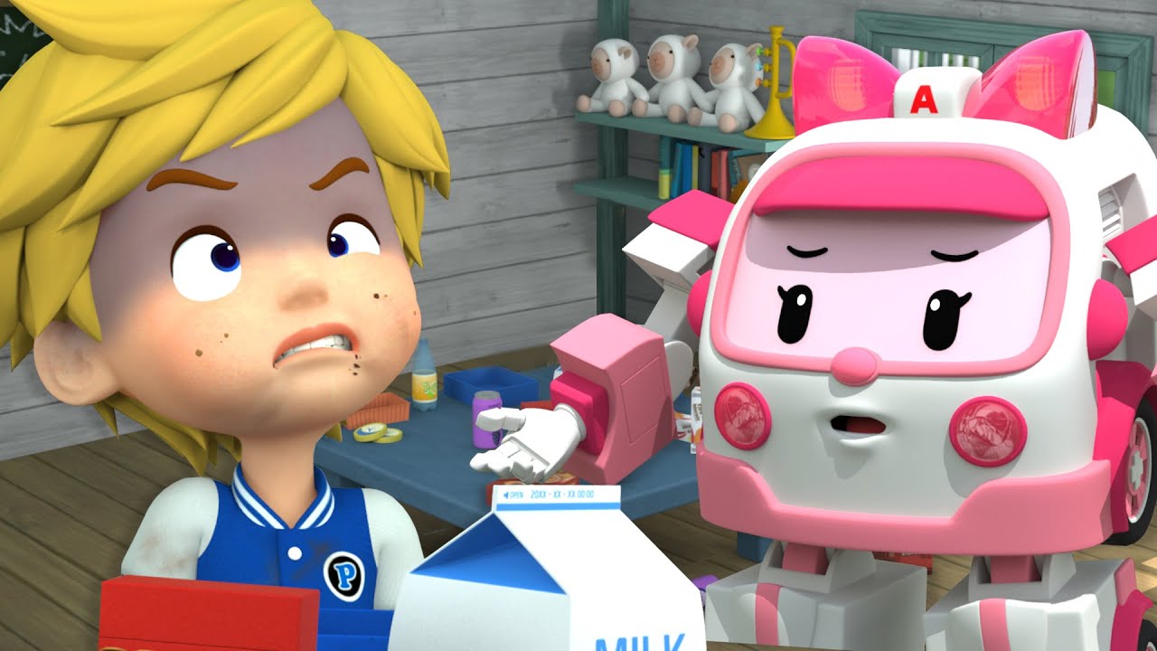 J'ai Mal au Ventre│Classe de Sécurité Robocar POLI│Dessin Animé pour Bébé│Robocar POLI télé