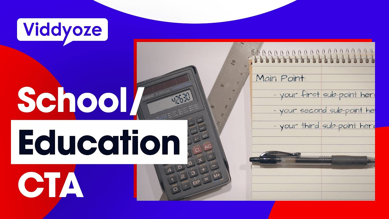 School Sector Animation Template From Viddyoze | Create Marketing Videos