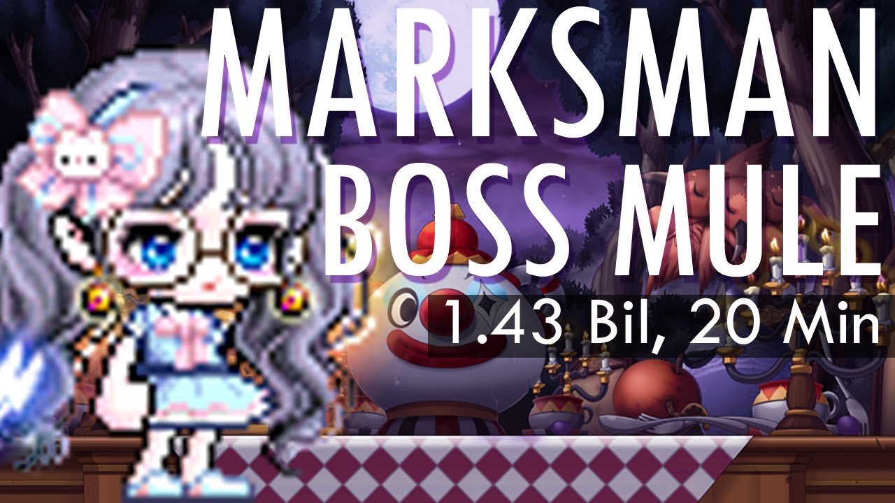 Maplestory Marksman Bossing Mule 1.43 BIL in 20 Minutes