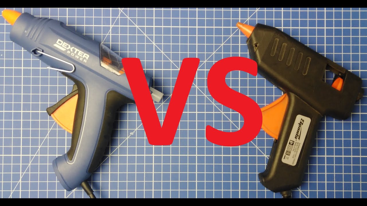 Клеевой пистолет Dexter 200W из ЛМ VS Sparta 80W обзор, сравнение...