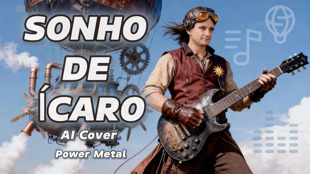 VALYR IA SONGS - Sonho de Ícaro (AI Cover Version) - Power Metal