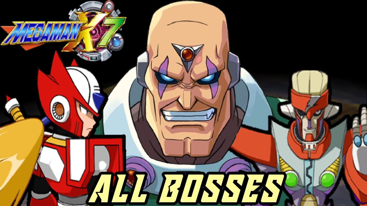 Mega Man X7 - All Bosses [Zero | No Damage | Hard]