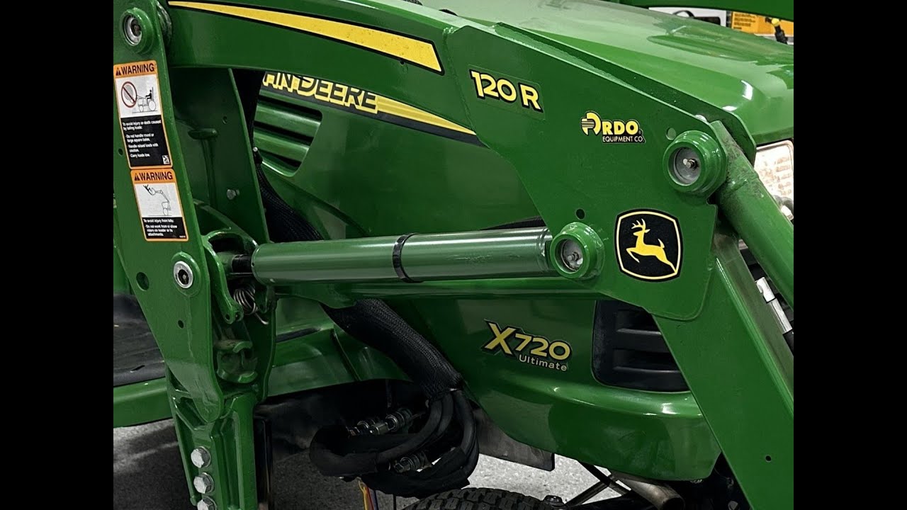 No Way!  A 120R Loader on an X700 Ultimate Series Tractor??  Max lift height is....