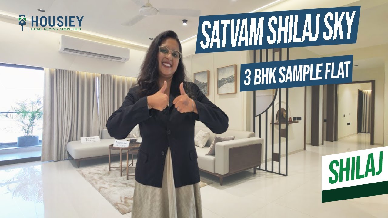 Shilaj Sky | 3 BHK Sample Flat Tour [2025] | Satvam Infra LLP Shilaj Ahmedabad