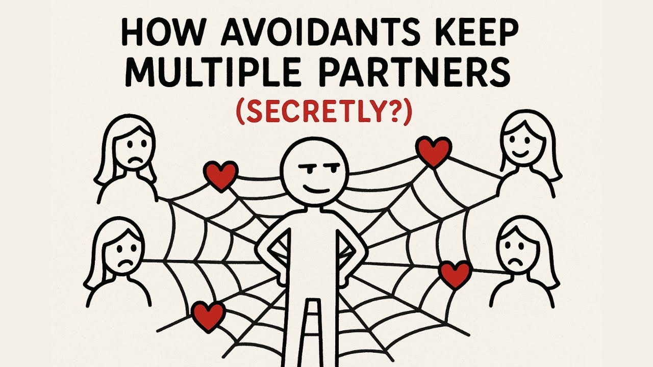 How Dismissive Avoidants Secretly Keep Multiple Partners | Hidden Psychology of Emotional Control