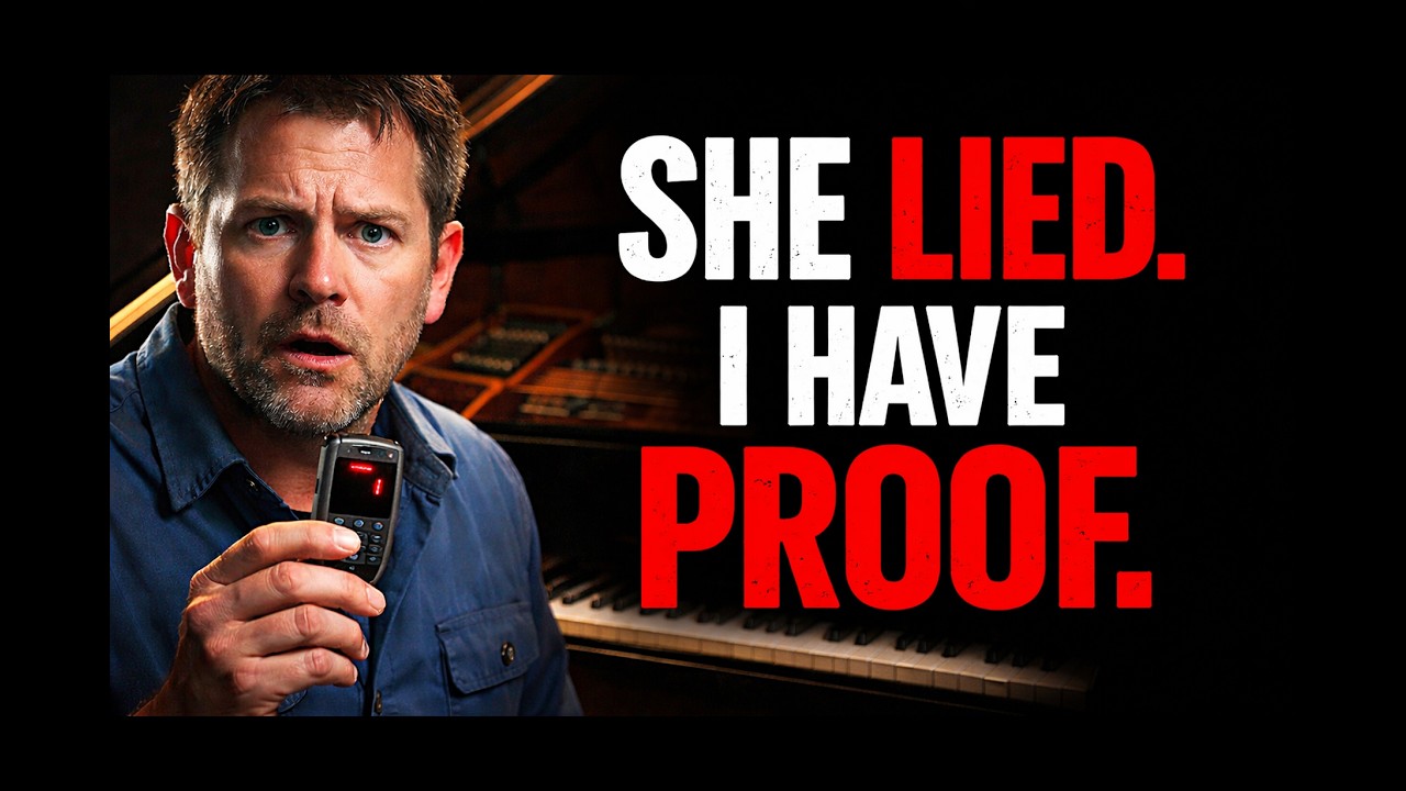 I Found a Hidden Recorder Inside the Piano… The Dates Matched My Wife’s Lies