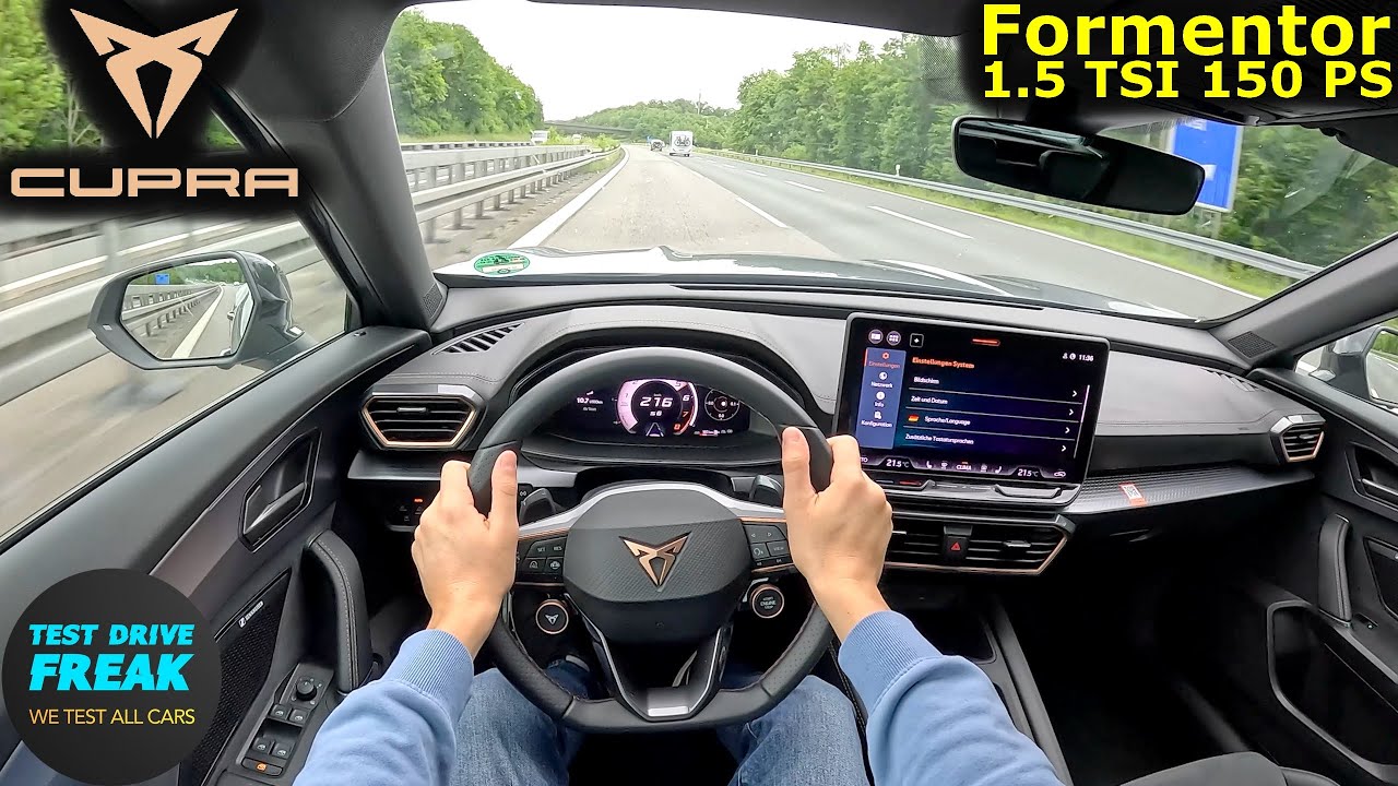 2025 Cupra Formentor 1.5 TSI (150 PS) TOPSPEED POV 🚀 No Speed Limit Autobahn | Pure TSI Power