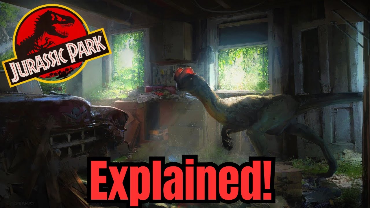 How Did The Dilophosaurus get in the Jeep so quickly to kill Nedry