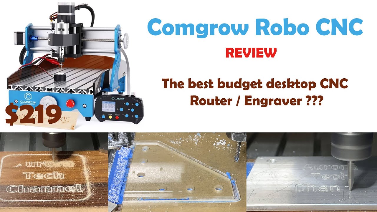Обзор Comgrow Robo CNC: лучший первый бюджетный настольный фрезерный/граверный станок с ЧПУ для н...