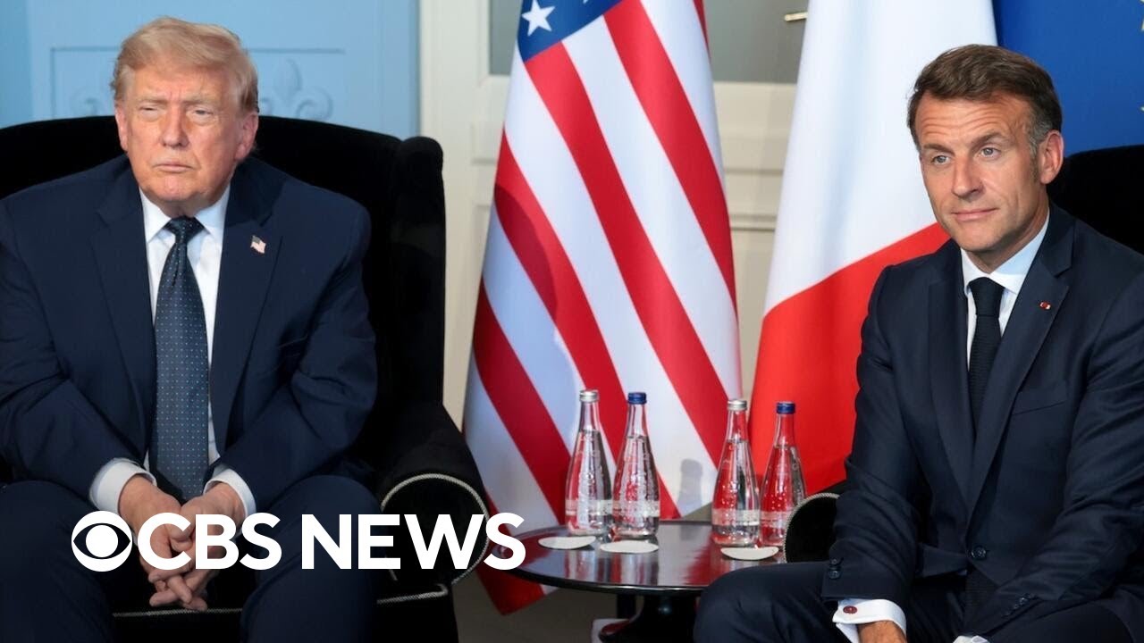 Trump and France's Macron take questions at G7 Summit on Iran war, Strait of Hormuz