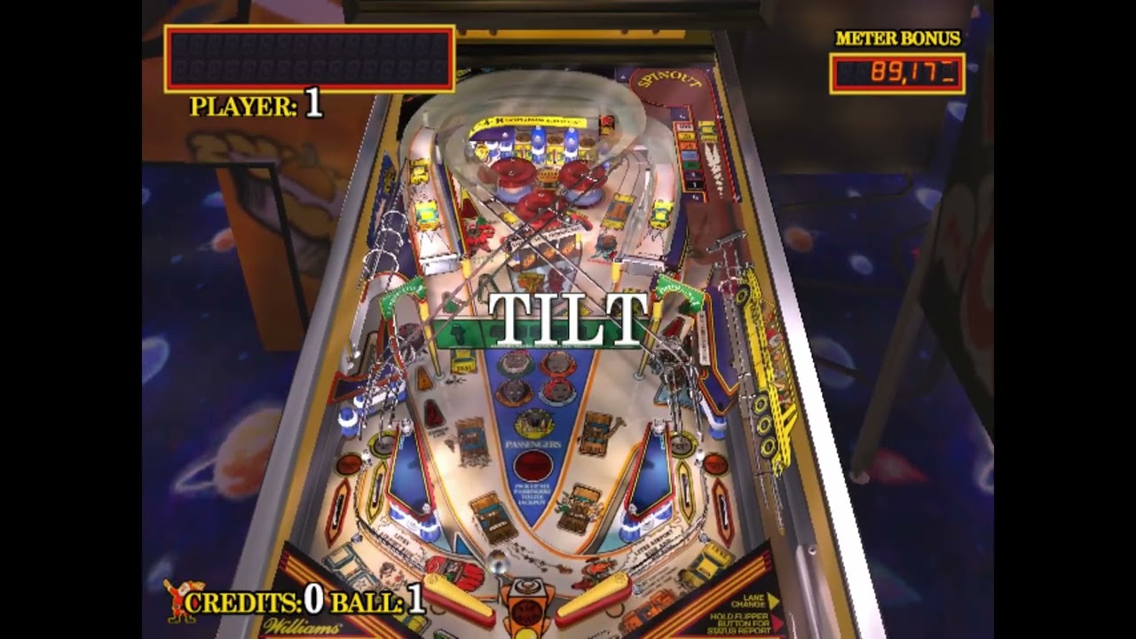 The Pinball Hall of Fame: The Williams Collection (PlayStation 2 Version) - Taxi Table Longplay