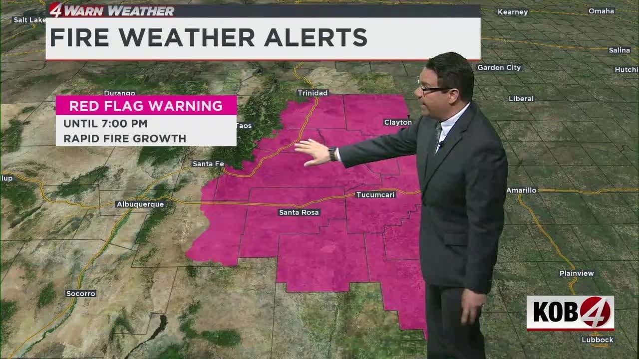 Critical fire weather and gusty winds expected in parts on New Mexico this week