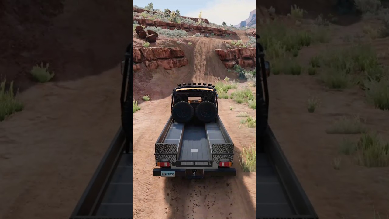 Realistic Off-Road Truck Driving | BeamNG Drive Gameplay 🚚💥 | 