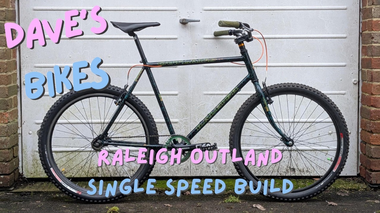 10 Minute Bike Build - Raleigh Outland Single Speed Retro Mountain Bike Build