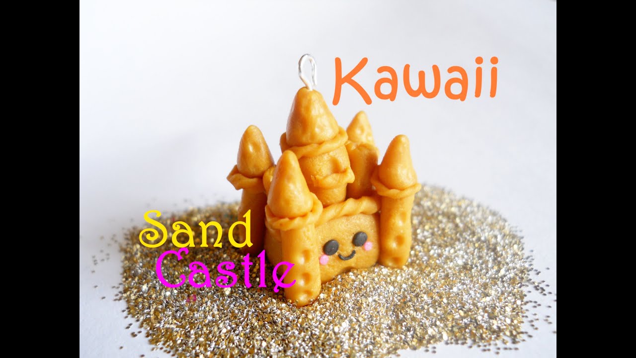 Kawaii Sand Castle &hearts; Collaboration with GentlemanBunny - Polymer Clay Tutorial
