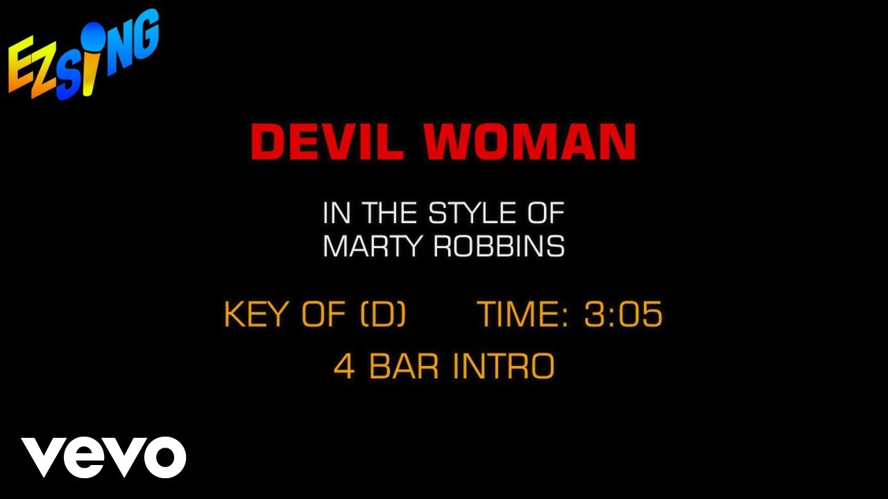 Marty Robbins - Devil Woman (Karaoke)