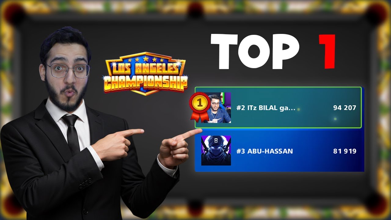 TOP 1 CHAMPIONSHIP IN 8 BALL POOL 😱‼️