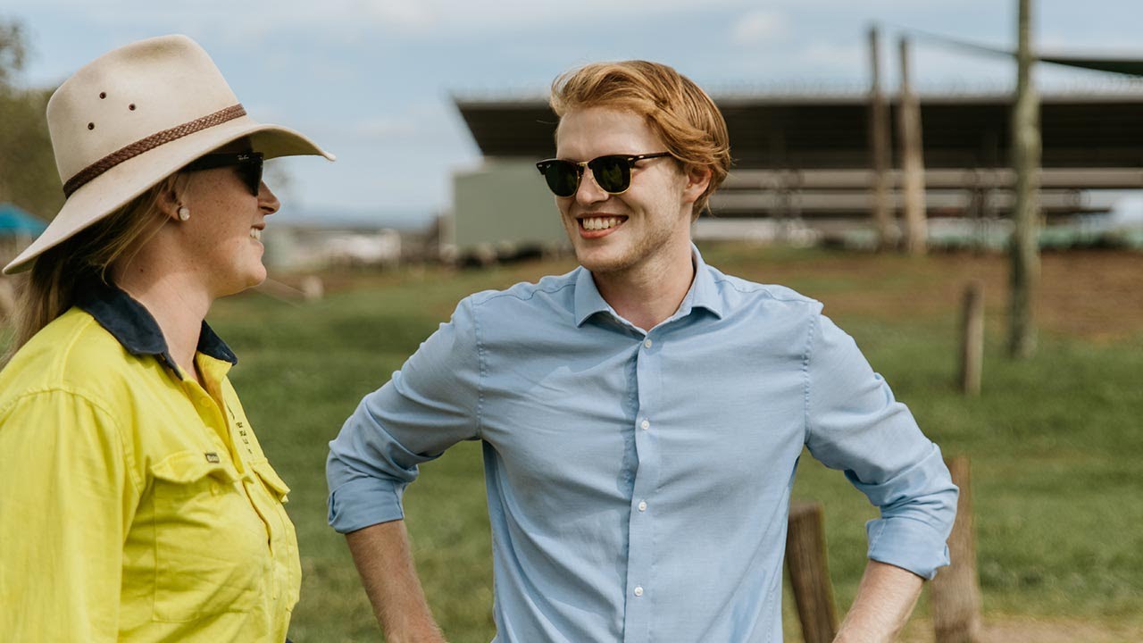 Meet Angus, he is studying Agribusiness at UQ