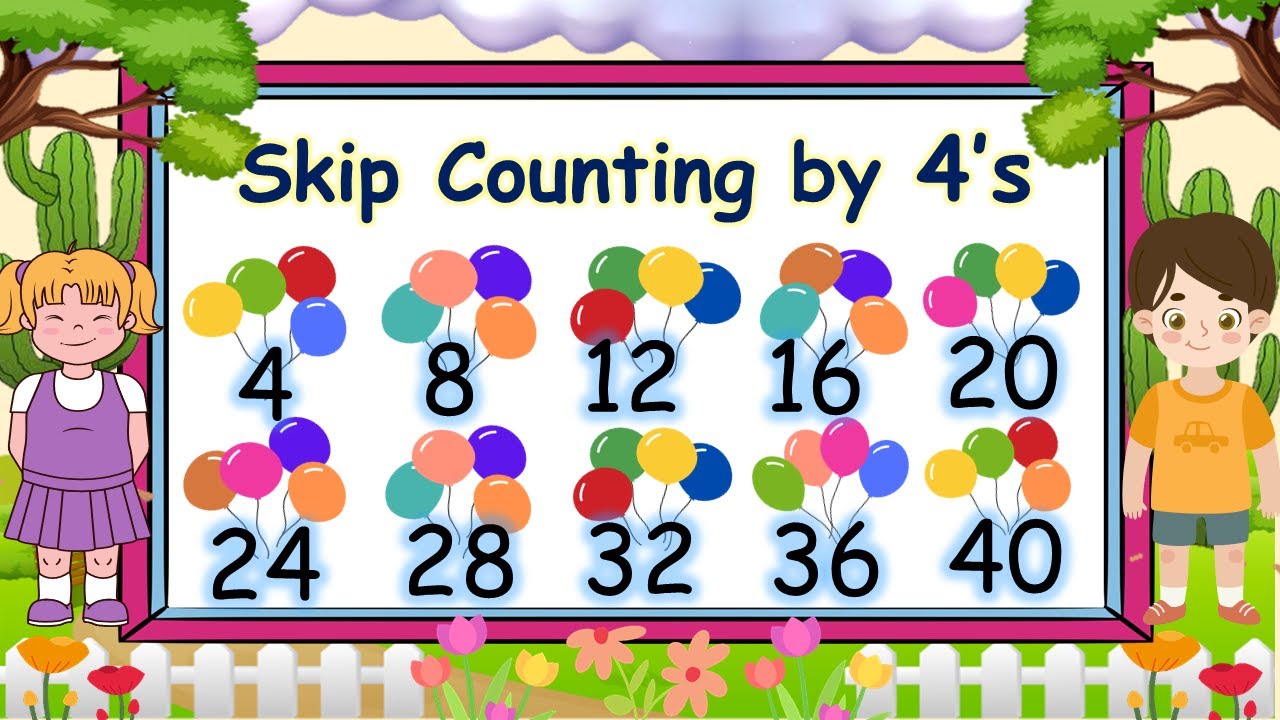 Skip Counting by 4's