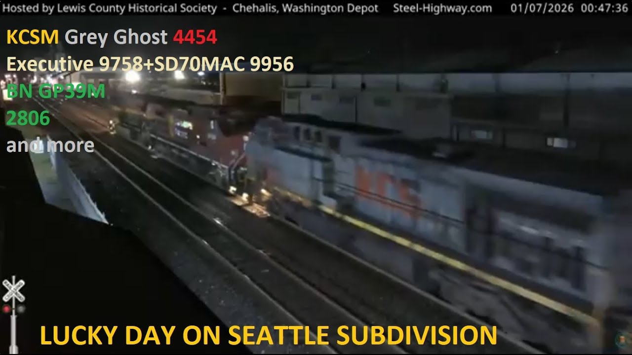 NTR-SHV video: Lucky day on Seattle Subdivision