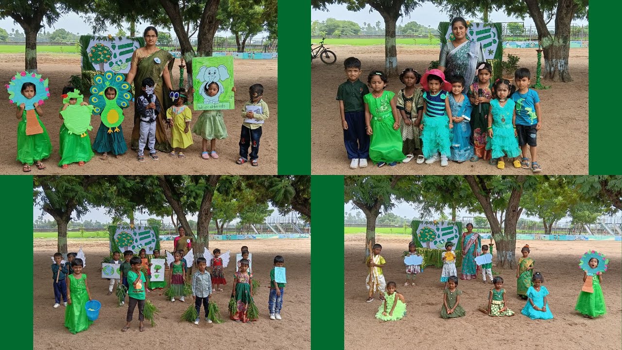 Green Day 2025 🌱 | KG Children’s Colorful Celebration