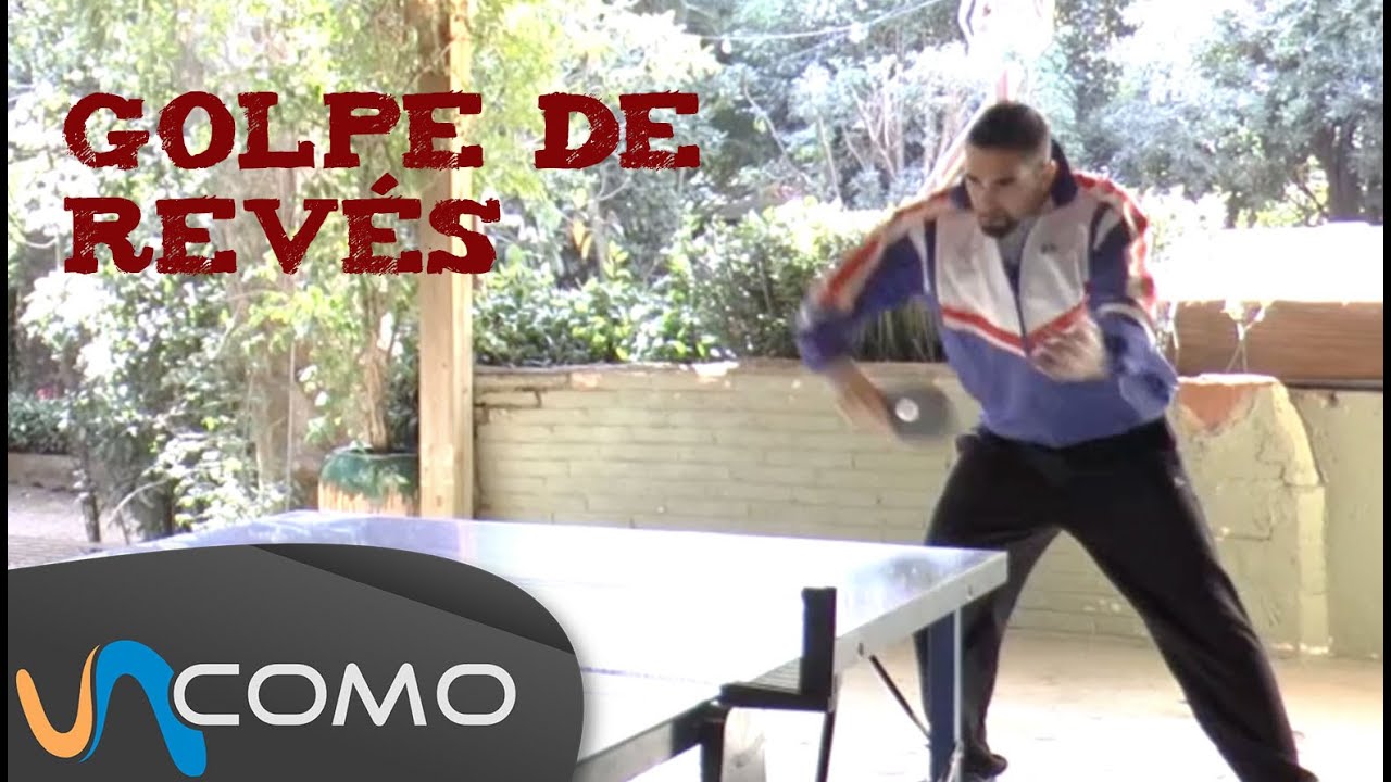 Tenis mesa - Golpe de revés