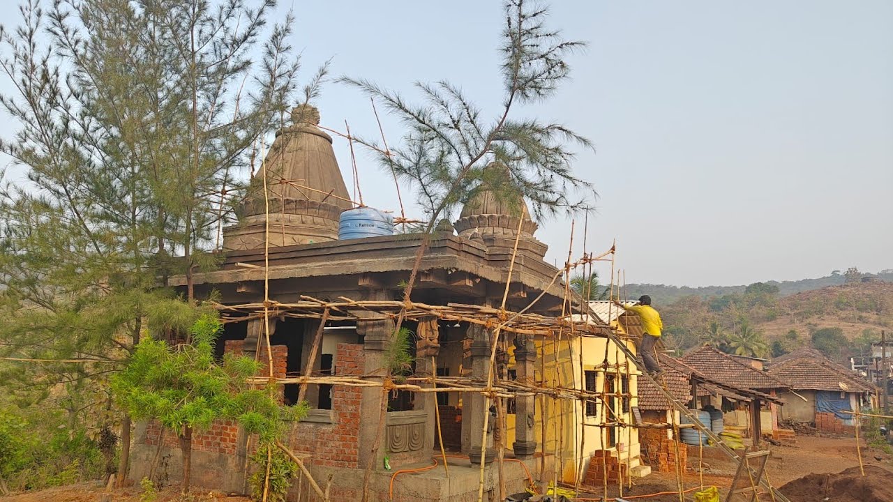 ग्रामदेवतेचा नविन मंदिर | आमच्या गावचा नविन मंदिर | long video 