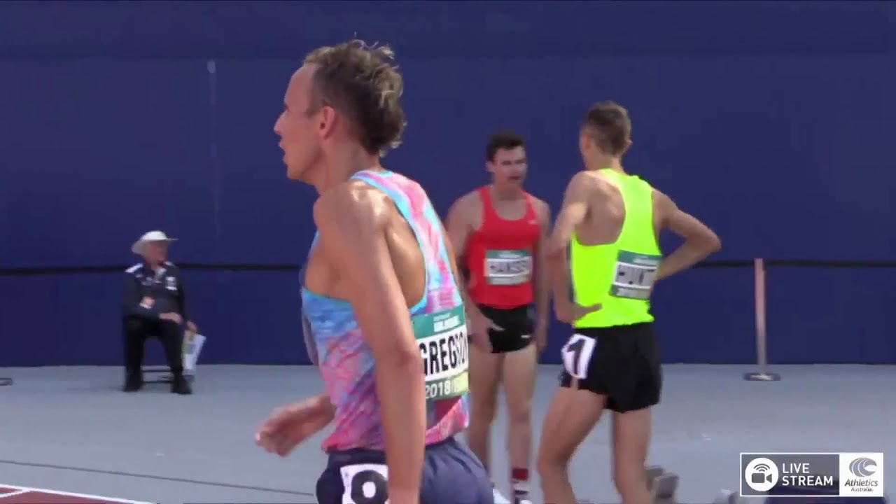 Mens 1500m - Final - Australian Athletics Championships 2018