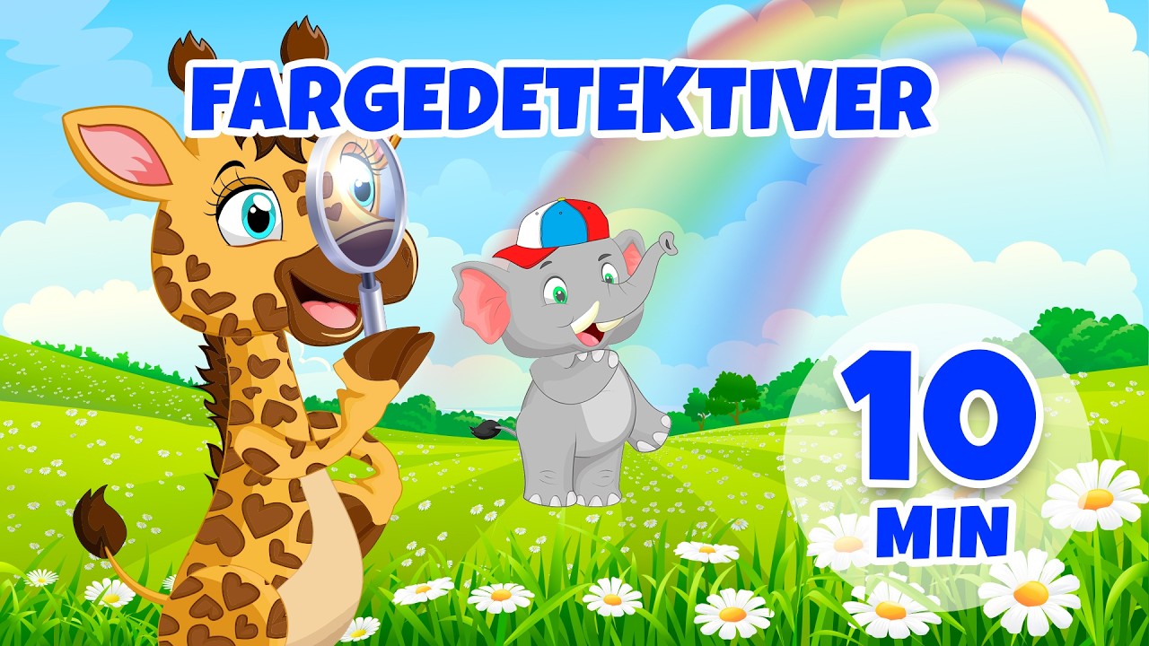 Fargedetektiver - 10 min Giramille | Barnerim og barnesanger