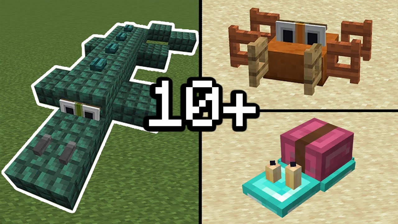 10+ ANIMAL Build Hacks in Minecraft!