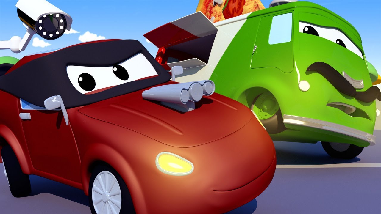 Carlo the PIZZAIOLO has been stolen by a MASKED ROBBER | Car Patrol | Car City World App