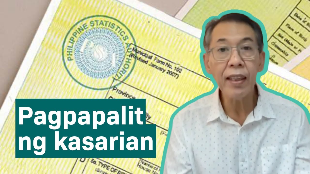 Paano palitan ang maling kasarian sa birth certificate?