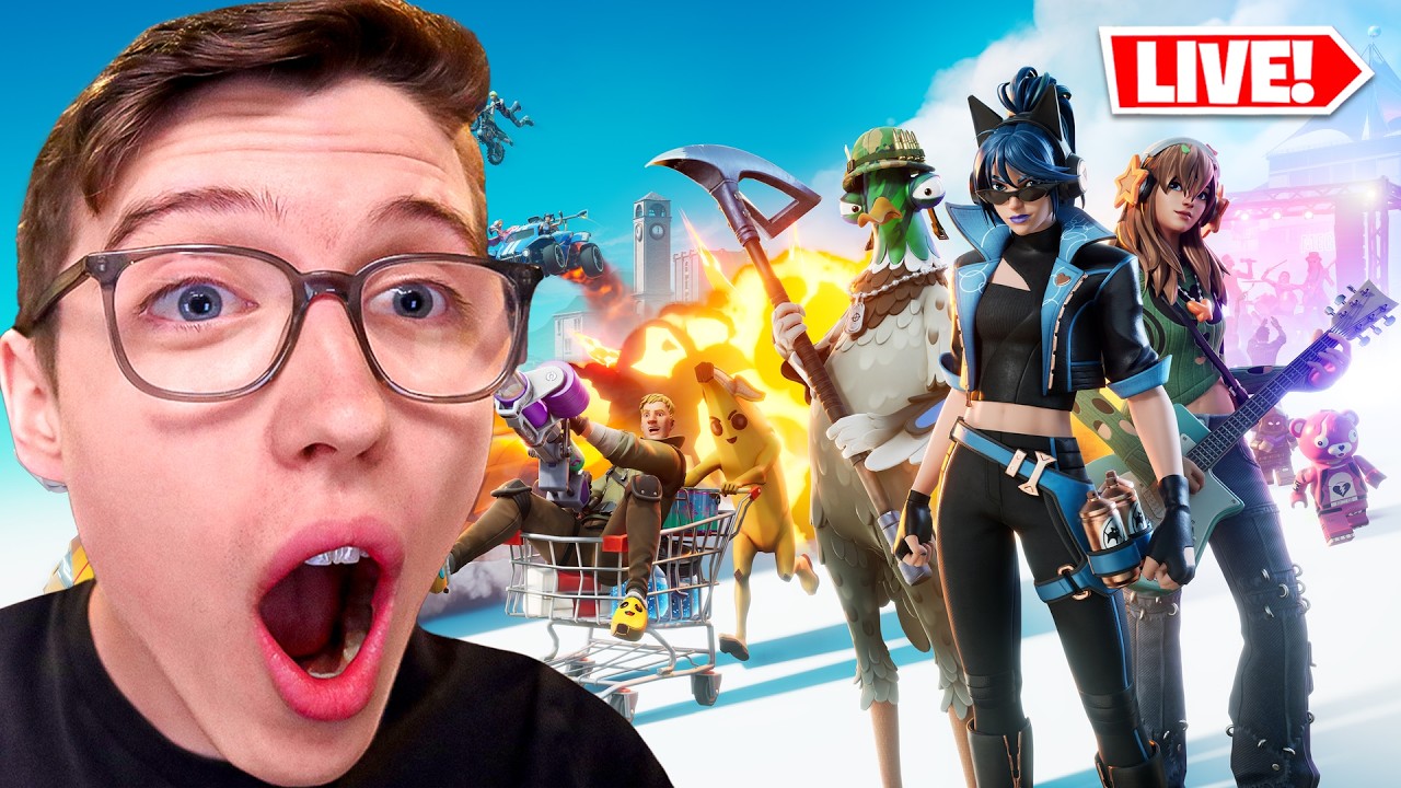 🔴LIVE - FORTNITE SOLOS INTO SQUADS WITH VIEWERS!