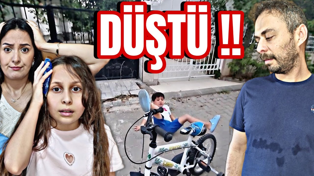 Bisiklet vlog, Rüzgar bisikletten düştü!!!
