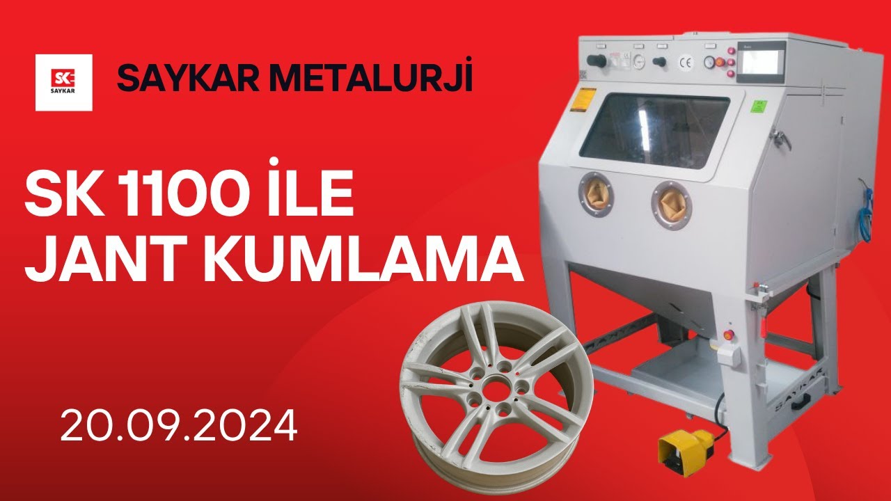 SAYKAR | SK 1100 ile Jant Kumlaması