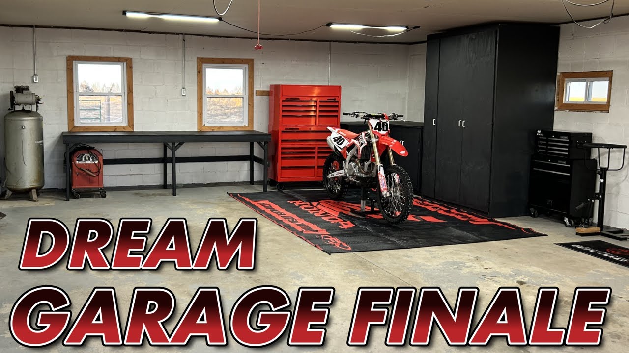 MOTO GARAGE BUILD Part 4! Finale