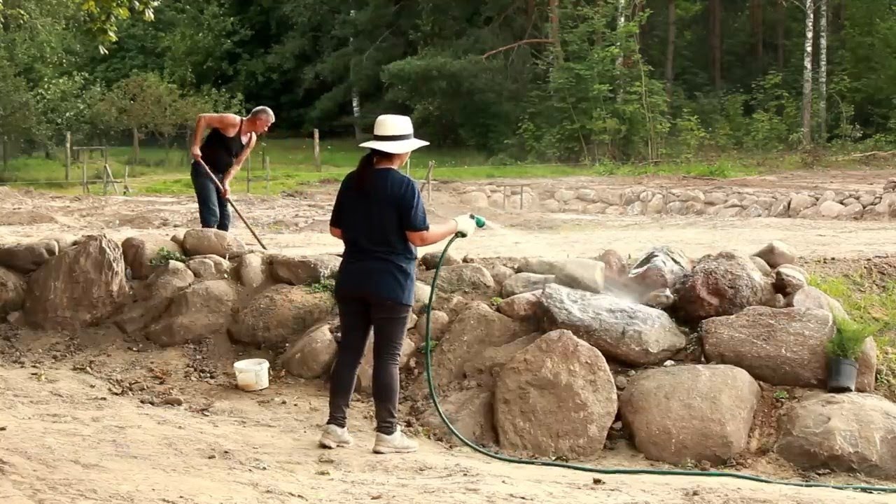 We're restoring an abandoned house and harvesting crops on the edge of the forest
