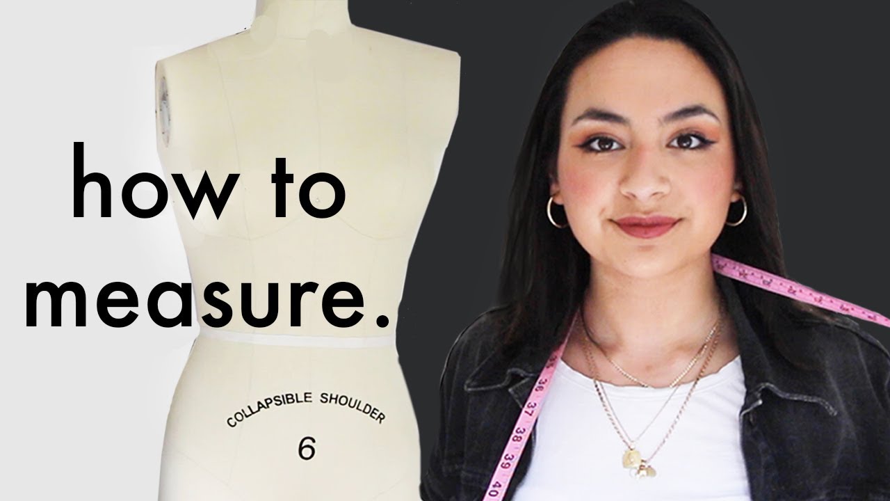 FUNDAMENTAL FASHION DESIGN SKILL | how to measure a mannequin