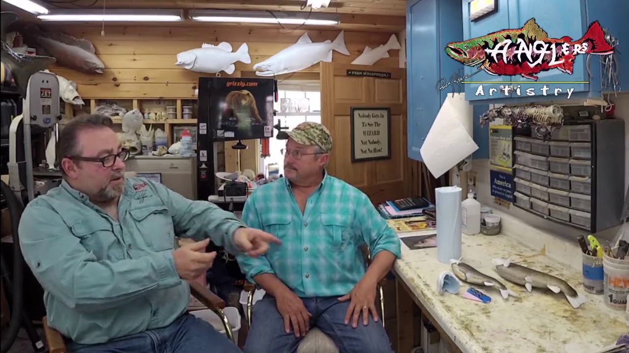 Learn Fish Taxidermy - Rick Krane Anglers Artistry - Rick Krane Molding & Casting Workshop