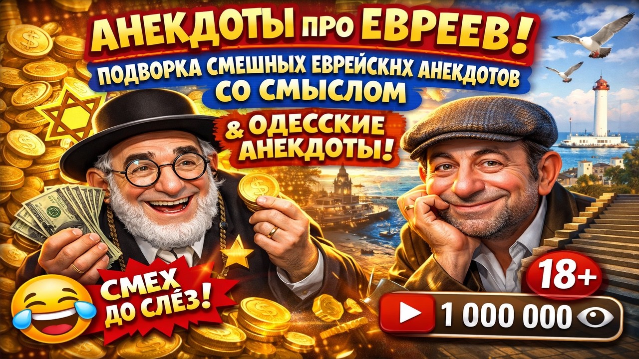 Анекдоты про евреев ! Подборка смешных еврейских анекдотов со смыслом и одесские анекдоты! ?