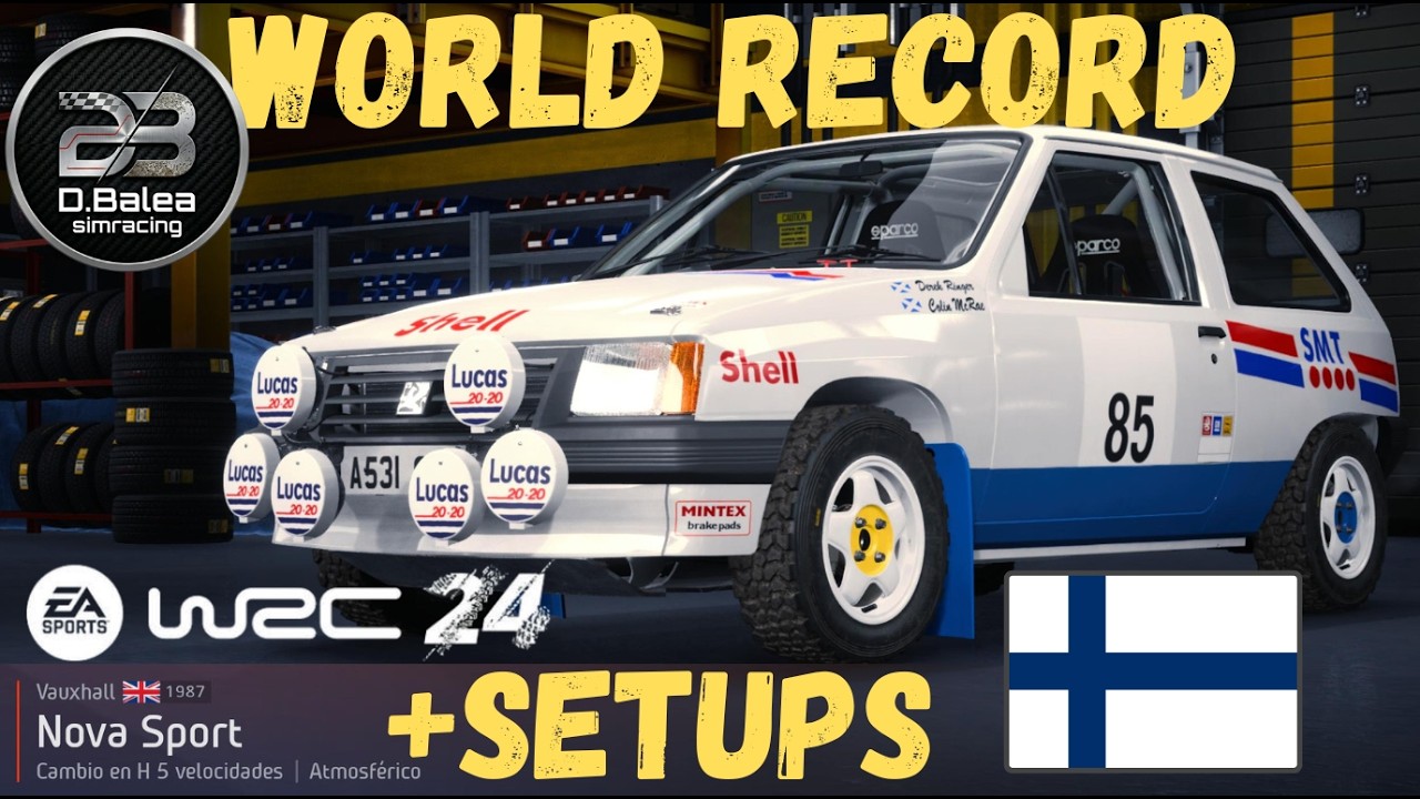 🚀WORLD RECORD🚀 ✅1.º🏆🌍📌CONTRARRELOJ 📌WRC EA SPORTS™ ➕ SETUPS 🏁FINLANDIA 🏁PAINAA 💧Capitulo 5 2026 4K